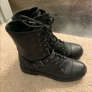 Black Combat Boots